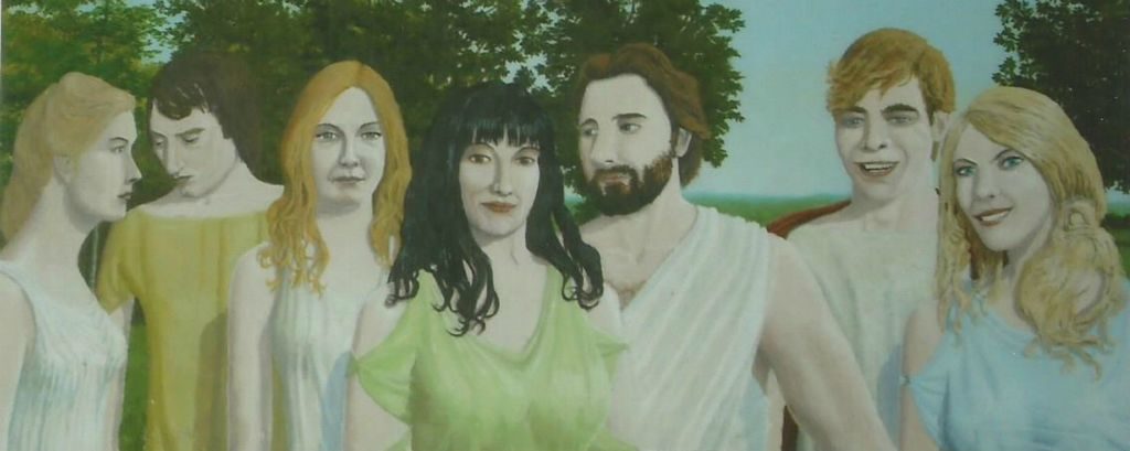 Young People on the Central Hill in Caradar