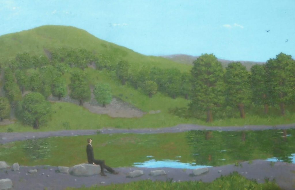 Wordsworth by Esthwaite Lake - when life was sweet, he knew not why